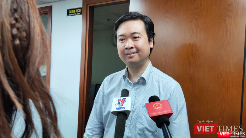 PGS. TS. Trần Minh Triết, Phó Hiệu trưởng trường Đại học Khoa học Tự nhiên – Đại học Quốc gia TP. HCM (Ảnh: Hòa Bình) 