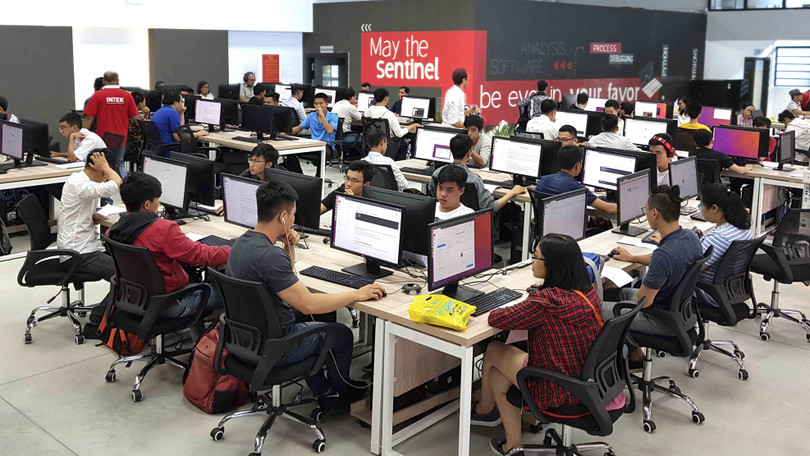 Không gian học tập, làm việc trong các dự án của sinh viên INTEK