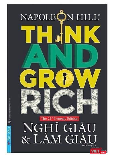 Bìa cuốn sách dậy làm giàu đang gây tranh chấp giữa hai đơn vị xuất bản 