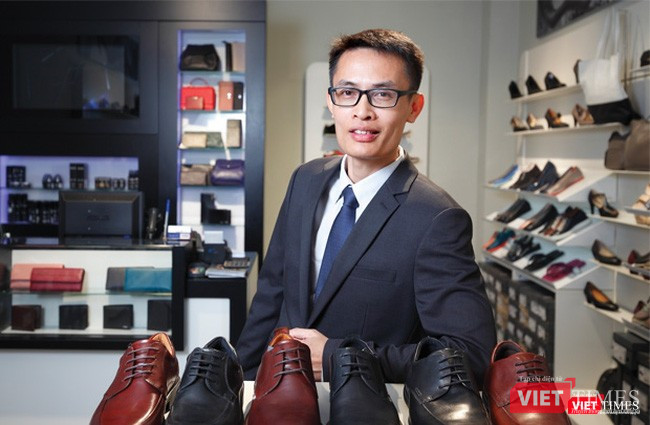 Ông Vũ Quang Hưng, đại diện TBS Group - doanh nghiệp giữ vị thế top đầu trong lĩnh vực gia dày, túi xách.
