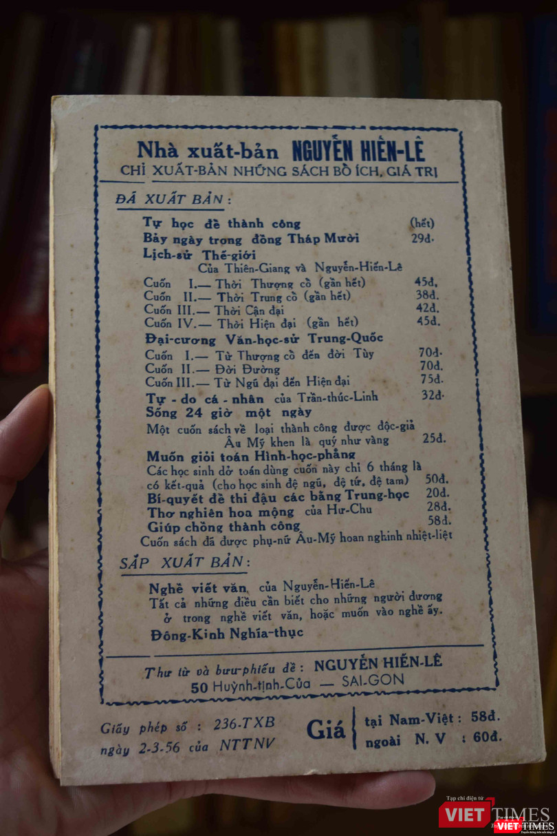 Rất nhiều đầu sách có giá trị vượt thời gian đã được ấn bản bởi NXB Nguyễn Hiến Lê