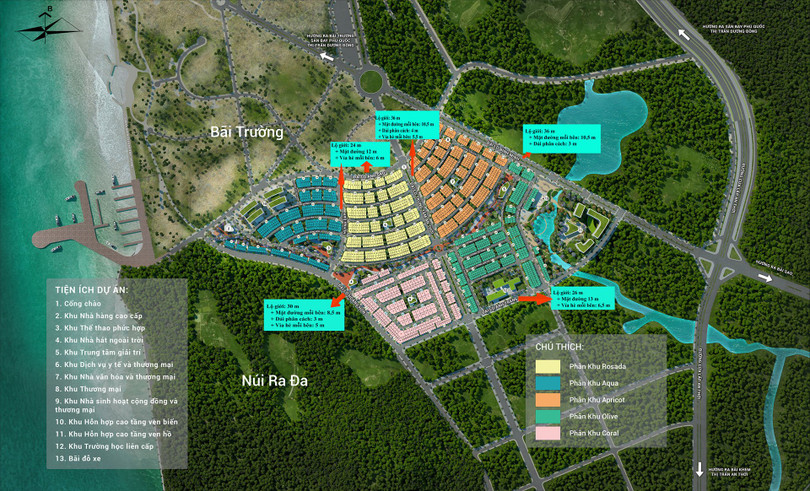 Mặt bằng tổng thể toàn khu Meyhomes Capital Phú Quốc (Nguồn: Meyland)