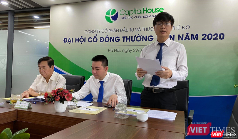 ĐHĐCĐ thường niên năm 2020 của CapitalHouse sáng 29/4/2020. ĐHĐCĐ thường niên năm 2020 của CapitalHouse sáng 29/4/2020.