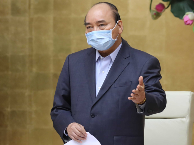 Thủ tướng đề nghị tiếp tục kéo dài giãn cách xã hội (Ảnh- VGP)