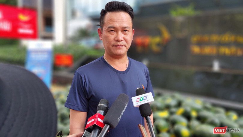 Ông Đặng Hồng Anh, Chủ tịch Hội Doanh nhân trẻ Việt Nam (Ảnh: Hòa Bình)