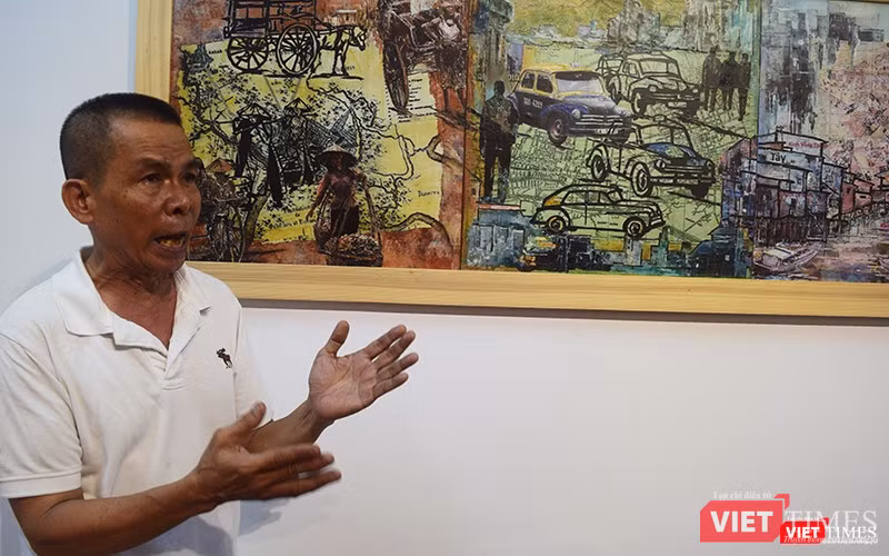 Họa sĩ Mai Nam kể về hành trình vượt lên bệnh tật và tiếp tục sáng tạo với thể loại tranh xé giấy đặc biệt