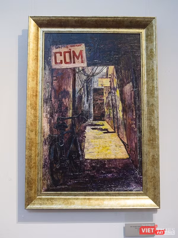 Cơm - Một tác phẩm xé giấy của họa sĩ Mai Nam