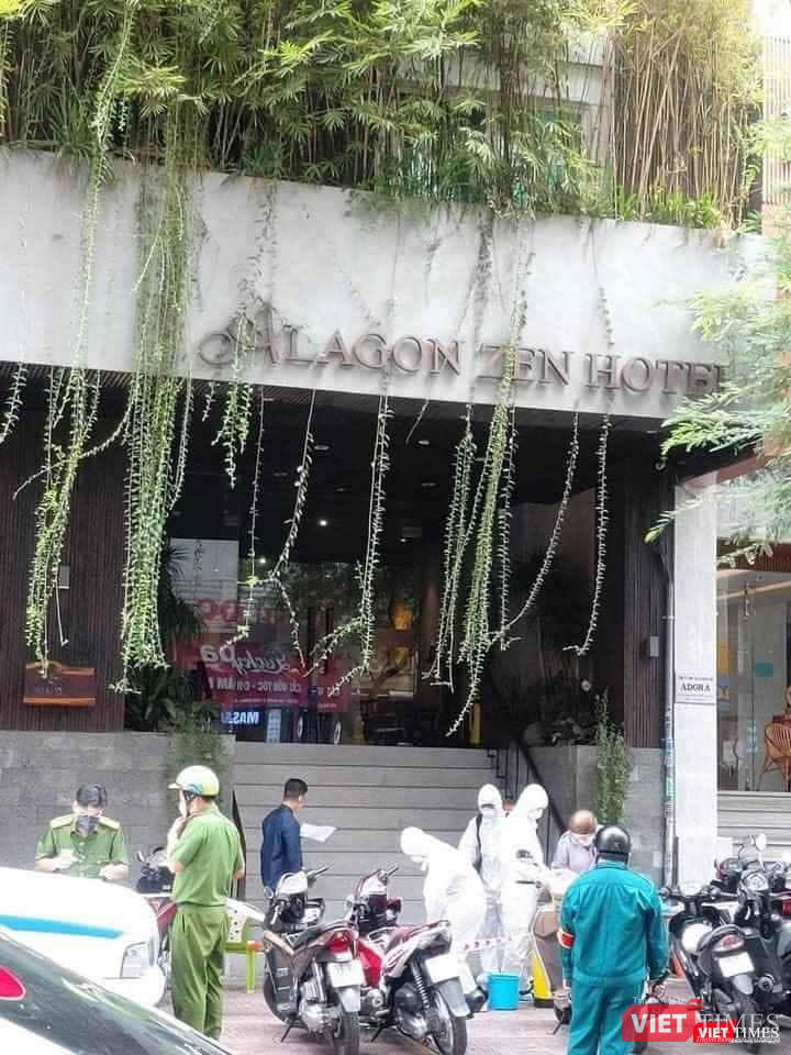 Cơ quan chức năng phong tỏa khách sạn có bệnh nhân COVID-19 từng lưu trú Cơ quan chức năng phong tỏa khách sạn có bệnh nhân COVID-19 từng lưu trú