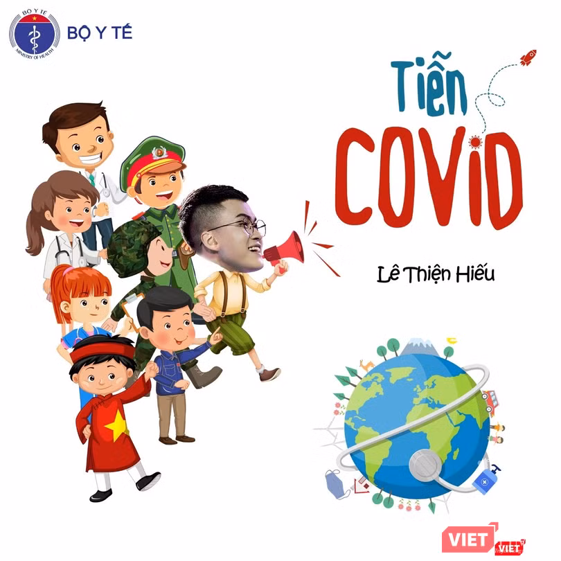 Ca khúc nằm trong chương trình truyền thông phòng, chống dịch COVID-19 của Bộ Y tế, góp phần vận động người dân nâng cao ý thức tự bảo vệ mình, bảo vệ cộng đồng (Ảnh: Bìa clip)