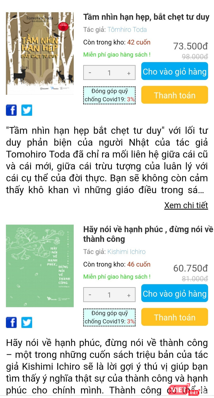 Ảnh chụp lại màn hình của Book365 (Hòa Bình chụp) Ảnh chụp lại màn hình của Book365 (HB)