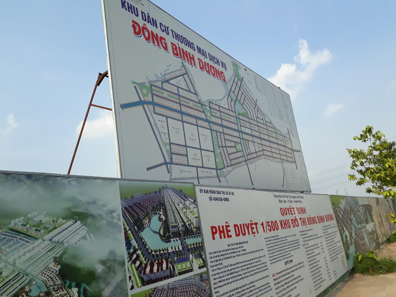 Một dự án in dấu Đông Bình Dương. (Ảnh: Internet) Một dự án in dấu Đông Bình Dương. (Ảnh: Internet)