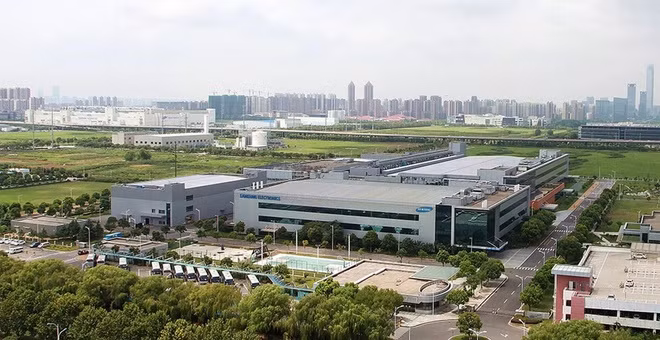 Nhà máy Samsung tại Tô Châu, Trung Quốc. Ảnh: Samsung.