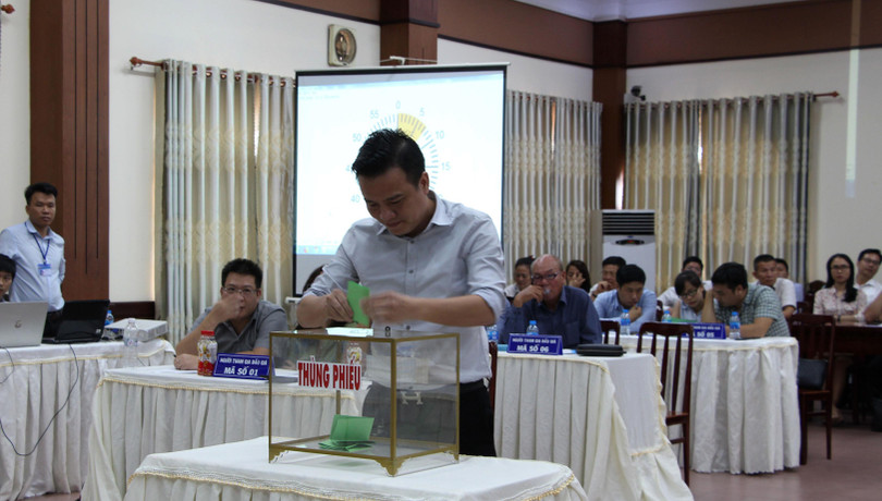 Qua 3 vòng đấu giá lô đất vàng được các doanh nghiệp quyết mức giá hơn 3000 tỷ đồng. (Ảnh: Báo Đầu tư)