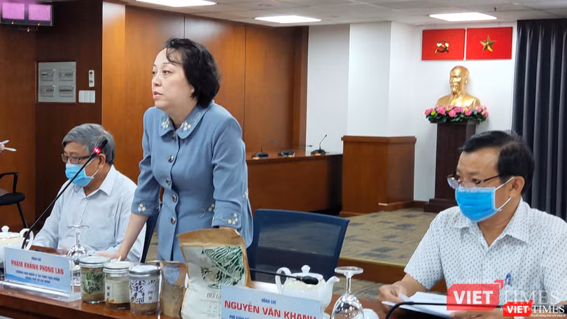 Bà Phạm Khánh Phong Lan (Ảnh: Hòa Bình) 