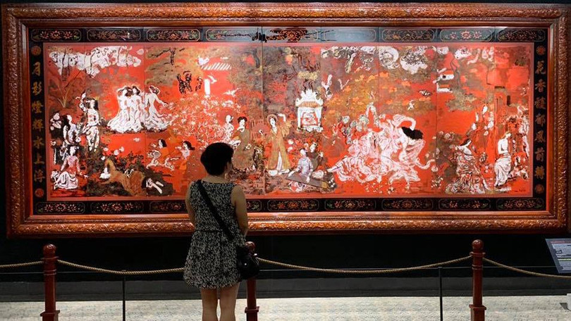 Nhiều họa sĩ về sơn mài nhận định bề mặt tranh mất 70% còn tinh thần thì mất hết 100%