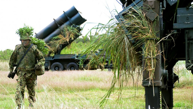 Một hệ thống tên lửa của quân đội Nhật Bản