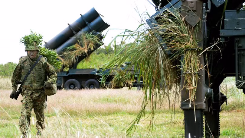 Một hệ thống tên lửa của quân đội Nhật Bản