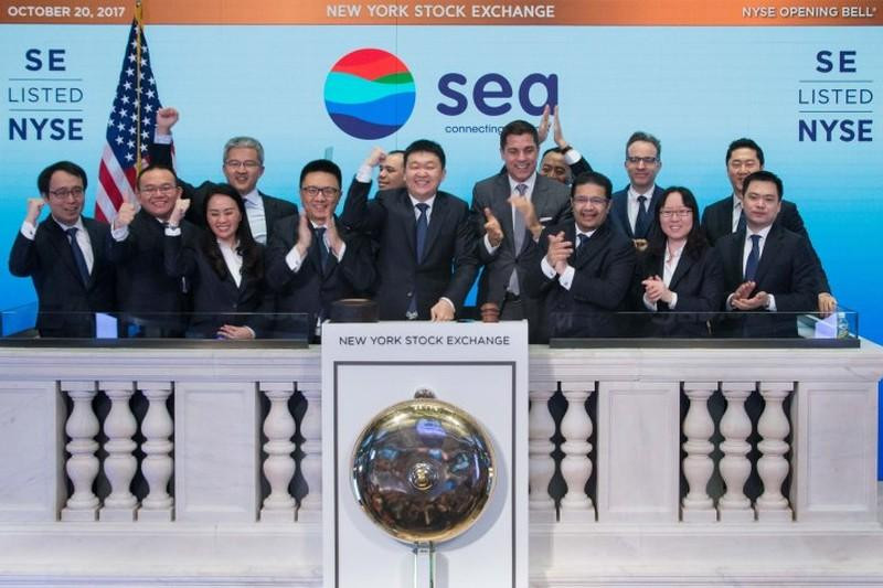 Sea Limited đã IPO thành công ngoài mong đợi trên sàn chứng khoán New York (Ảnh: Sea Limited)