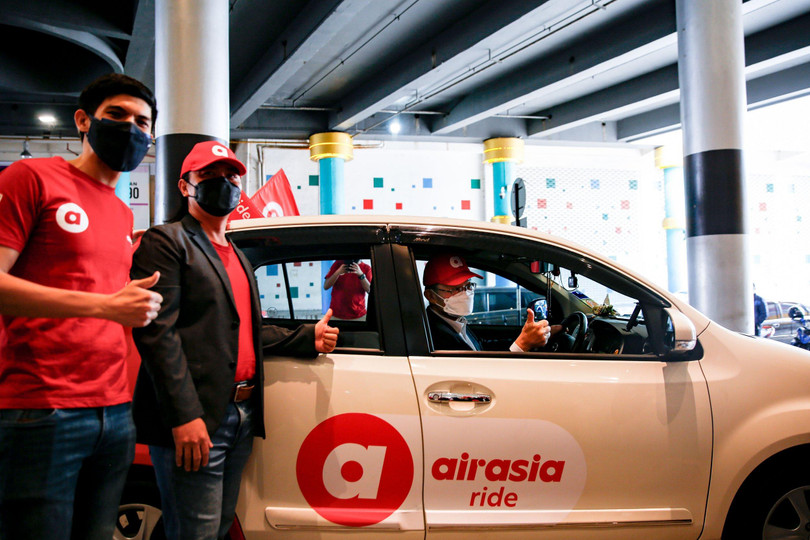 AirAsia Ride - dịch vụ gọi xe của AirAsia được ra mắt tháng 8/2021 (Ảnh: AirAsia)