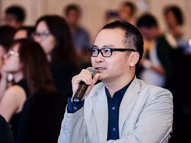 Ông Ngô Nguyên Kha trong một sự kiện công nghệ năm 2018. Ảnh: NVCC/Thanh Niên