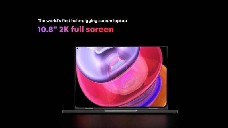 Chuwi ra mắt laptop màn hình đục lỗ đầu tiên thế giới (Ảnh: Chuwi).