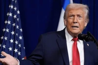 Lấy lý do bảo đảm tiền thuế của người dân Mỹ quay trở lại phục vụ lợi ích trong nước, ông Trump tuyên bố rút khỏi 66 tổ chức quốc tế. Ảnh: Reuters.