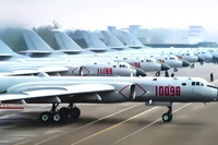 Năng lực tấn công tầm xa của Không quân Trung Quốc hiện vẫn do máy bay ném bom H-6 đảm nhiệm. Ảnh: Baidu.