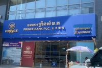 Ngân hàng Thái Tử (Prince Bank) của Trần Chí đã bị phía Campuchia tiếp quản. Ảnh: Cc-times.