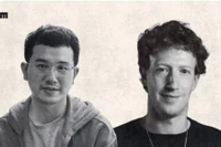 Sau khi bị Meta thâu tóm, ông chủ Manus Tiêu Hoằng (trái) sẽ là Phó chủ tịch Meta phụ trách kỹ thuật và sản phẩm liên quan đến AI agent. Ảnh: ABCNews.