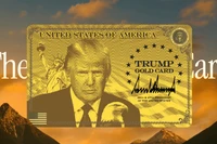 Thẻ vàng Trump được Mỹ phát hành để thu hút giới nhà giàu nước ngoài nhập cư. Ảnh: Getty.