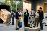 Hiện nay, người mua đã có thể dễ dàng mua được robot hình người của Unitree Robotics. Ảnh: QQnews.