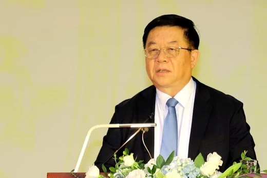 Ông Nguyễn Trọng Nghĩa - Bí thư Trung ương Đảng, Trưởng Ban Tuyên giáo Trung ương phát biểu chỉ đạo tại Hội nghị.