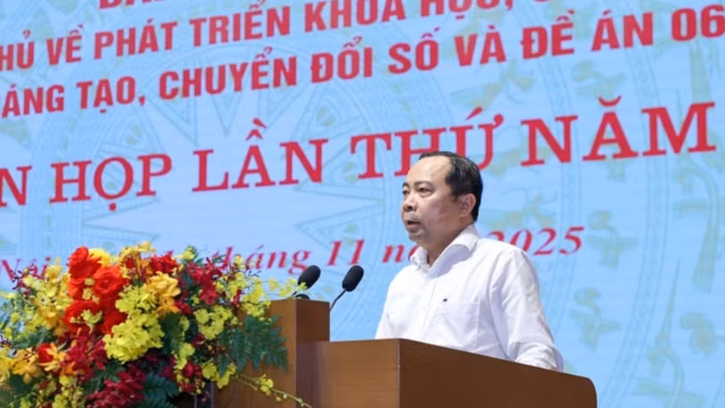 Thứ trưởng Thường trực Bộ KH&CN Vũ Hải Quân khẳng định ngành tăng tốc phủ rộng hạ tầng 5G.