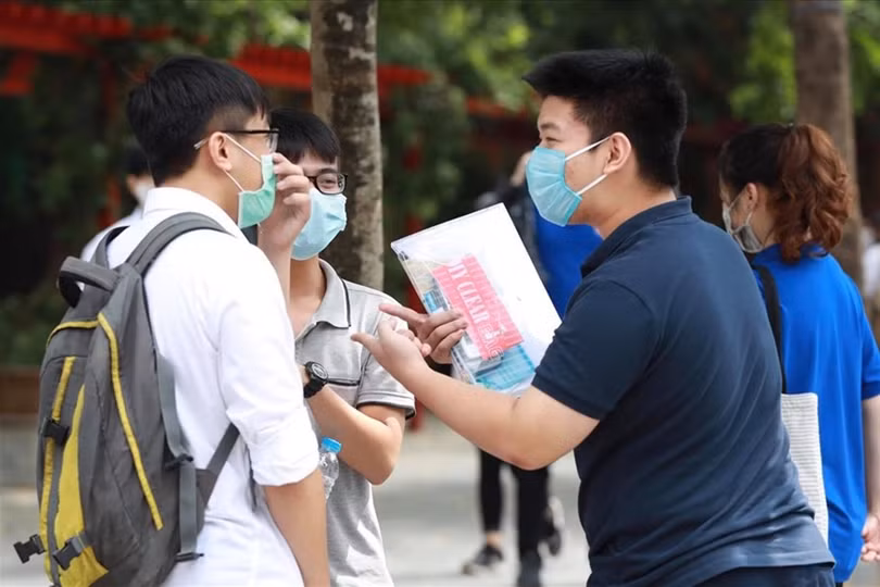 Thí sinh dự thi tốt nghiệp THPT. Ảnh: Sở GD&ĐT TP.HCM.