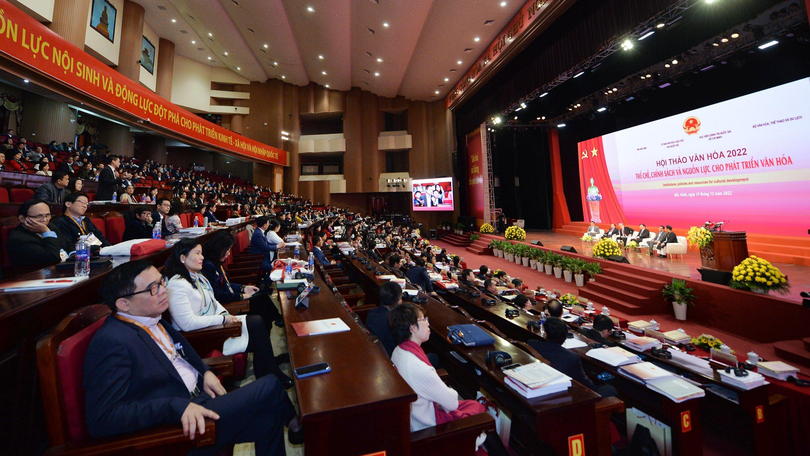 Chủ tịch Quốc hội Vương Đình Huệ đánh giá, sau 1 ngày tổ chức khẩn trương, khoa học, hội thảo đã hoàn thành toàn bộ chương trình dự kiến đề ra.