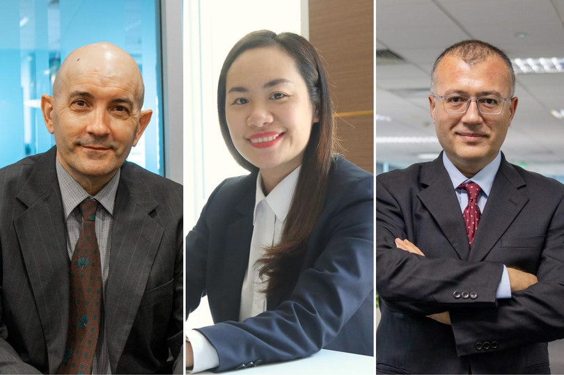 Giảng viên Đại học RMIT Tiến sĩ Abel Duarte Alonso, Tiến sĩ Vũ Thị Kim Oanh và Tiến sĩ Erhan Atay (từ trái qua) - ảnh: RMIT Giảng viên Đại học RMIT Tiến sĩ Abel Duarte Alonso, Tiến sĩ Vũ Thị Kim Oanh và Tiến sĩ Erhan Atay (từ trái qua) - ảnh: RMIT