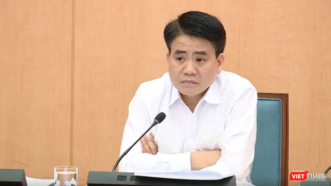 Chủ tịch UBND TP. Hà Nội Nguyễn Đức Chung. Ảnh: Minh Thúy.