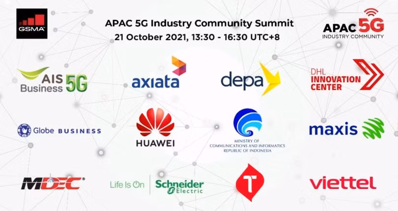 Các thành viên của Cộng đồng Ngành công nghiệp 5G APAC.
