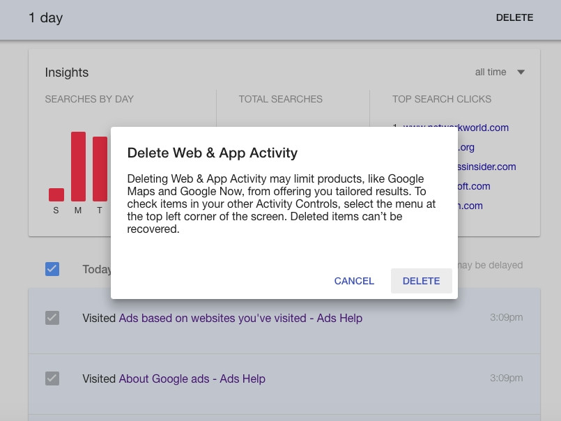 Lục tìm lịch sử Google lưu trữ về bạn và cách xóa ảnh 3 Lục tìm lịch sử Google lưu trữ về bạn và cách xóa ảnh 3