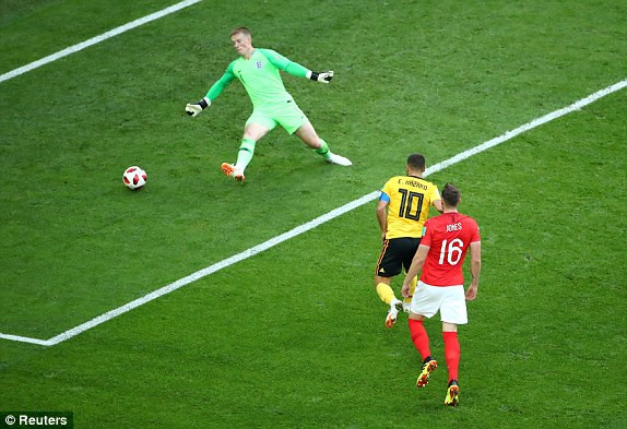 Bàn thắng thứ 2 do Hazard ghi chính thức giúp Bỉ giành hạng 3