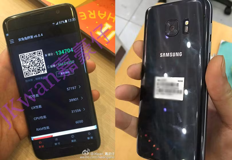 Galaxy S7 màu vàng lộ phiên bản thực tế ảnh 2