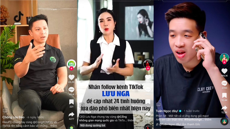 Các chuyên gia và nhà sáng tạo nội dung chung tay chia sẻ cách thức phòng chống lừa đảo trực tuyến.