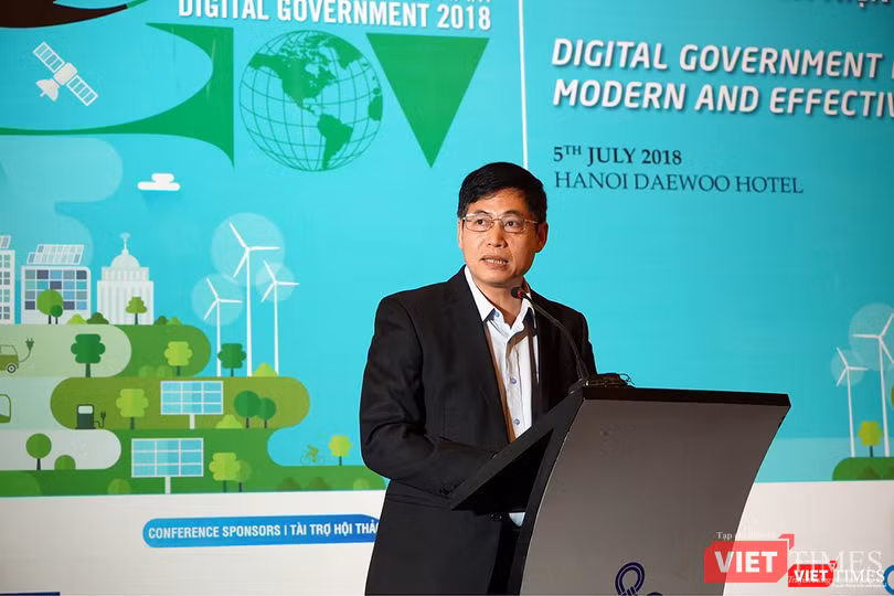 ông Nguyễn Thành Phúc, Cục trưởng Cục Tin học, Bộ Thông tin và Truyền thông (ảnh: Ngô Minh)