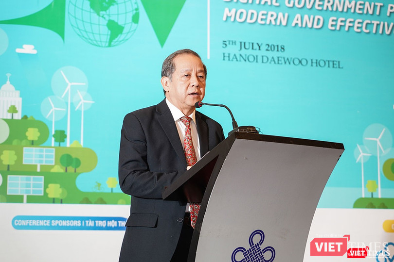 ông Phan Ngọc Thọ, Chủ tịch UBND tỉnh Thừa Thiên Huế, đơn vị đi đầu trên cả nước trong việc triển khai ứng dụng Chính phủ Điện tử (ảnh: Ngô Minh)