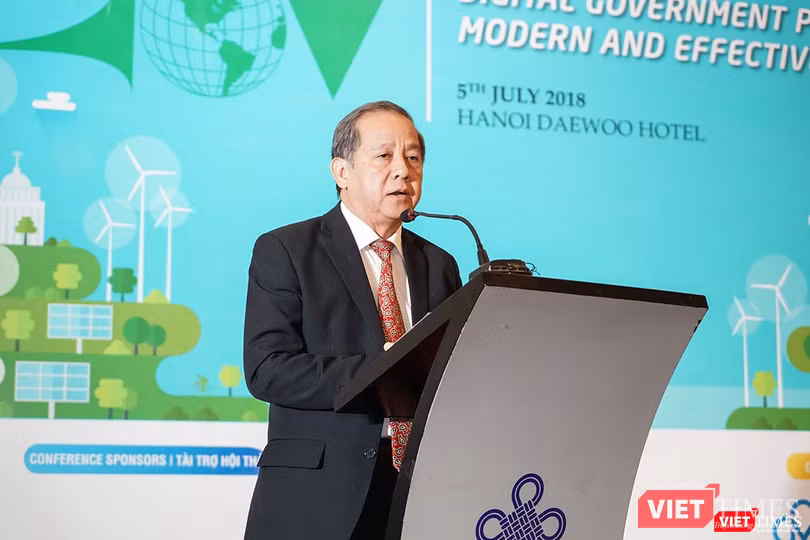 ông Phan Ngọc Thọ, Chủ tịch UBND tỉnh Thừa Thiên Huế, đơn vị đi đầu trên cả nước trong việc triển khai ứng dụng Chính phủ Điện tử (ảnh: Ngô Minh)