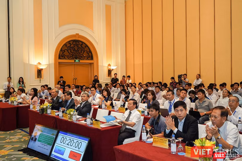 Các đại biểu tham dự Hội thảo quốc gia về Chính phủ Điện tử (ảnh: Ngô Minh)