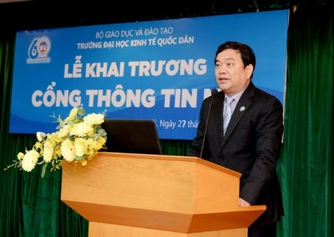 Đại học Kinh tế Quốc dân khai trương Cổng thông tin điện tử mới ảnh 1