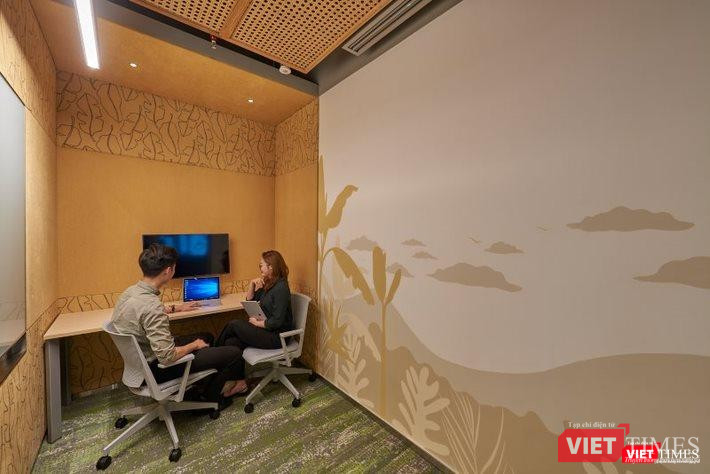 Và những khu vực phòng họp với không gian, sức chứa, ở các vị trí khác nhau để tạo cảm hứng làm việc tại văn phòng.