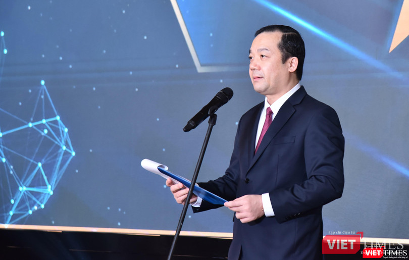 Thứ trưởng Bộ Thông tin và Truyền thông Phạm Đức Long phát biểu tại lễ công bố. Thứ trưởng Bộ Thông tin và Truyền thông Phạm Đức Long phát biểu tại lễ công bố.