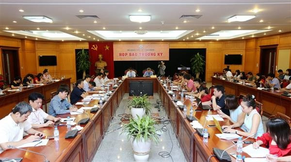 Quang cảnh buổi họp báo thường kỳ của Bộ KH&CN. Ảnh: VP Bộ KH&CN.